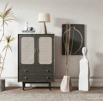 侘寂餐边柜3D模型下载